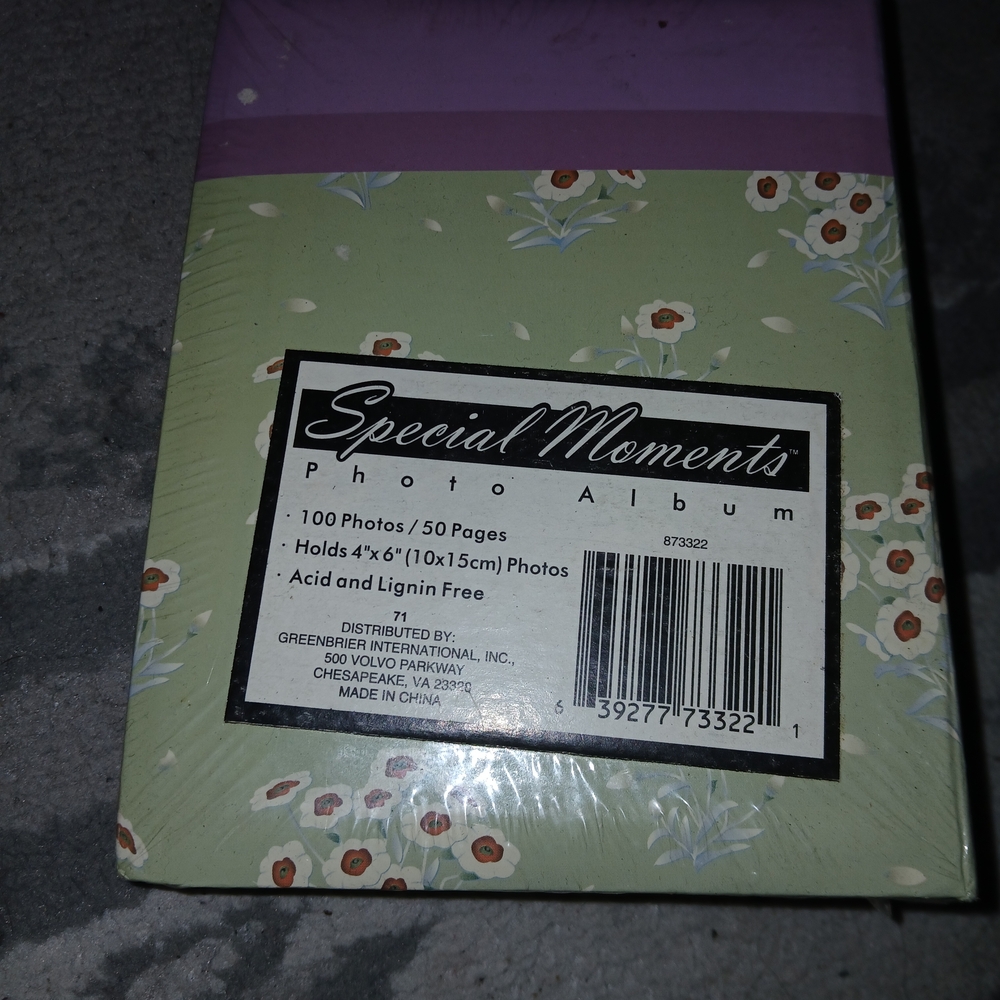 Special Moments Floral 100 Photo Album New With Tags-BUY 1 ITEM CHOOSE 1 FREE